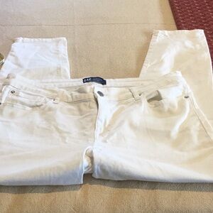 GAP white leggings 32 regular NWOT